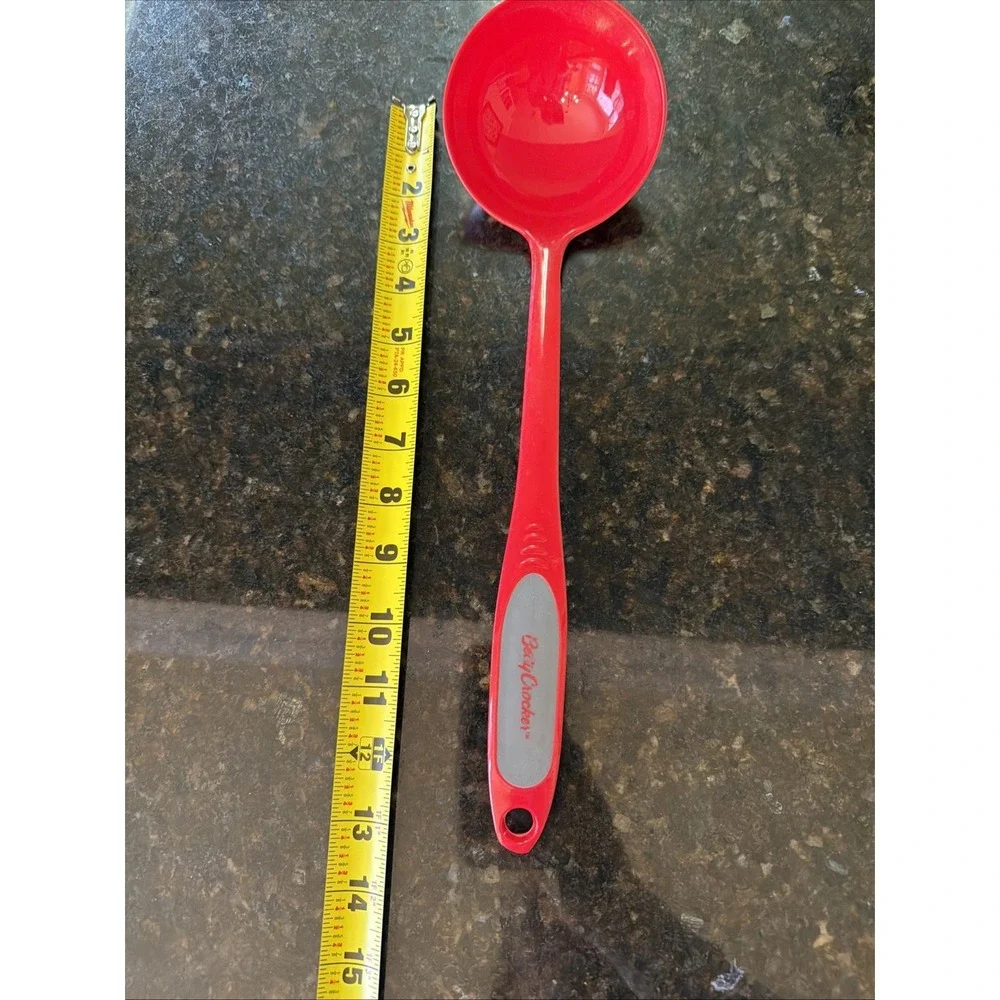 Betty Crocker Melamine Red Plastic Soup Ladle Spoon Cooking Utensil Kitchen‎